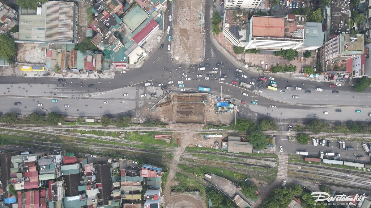 Hình ảnh nút giao Kim Đồng - Giải Phóng.