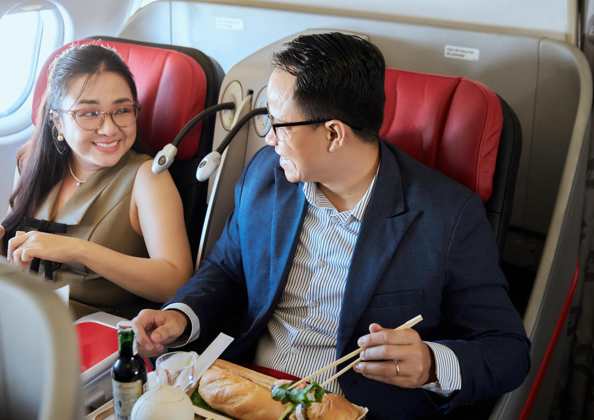 Bay Vietjet cùng hạng ghế Business, SkyBoss