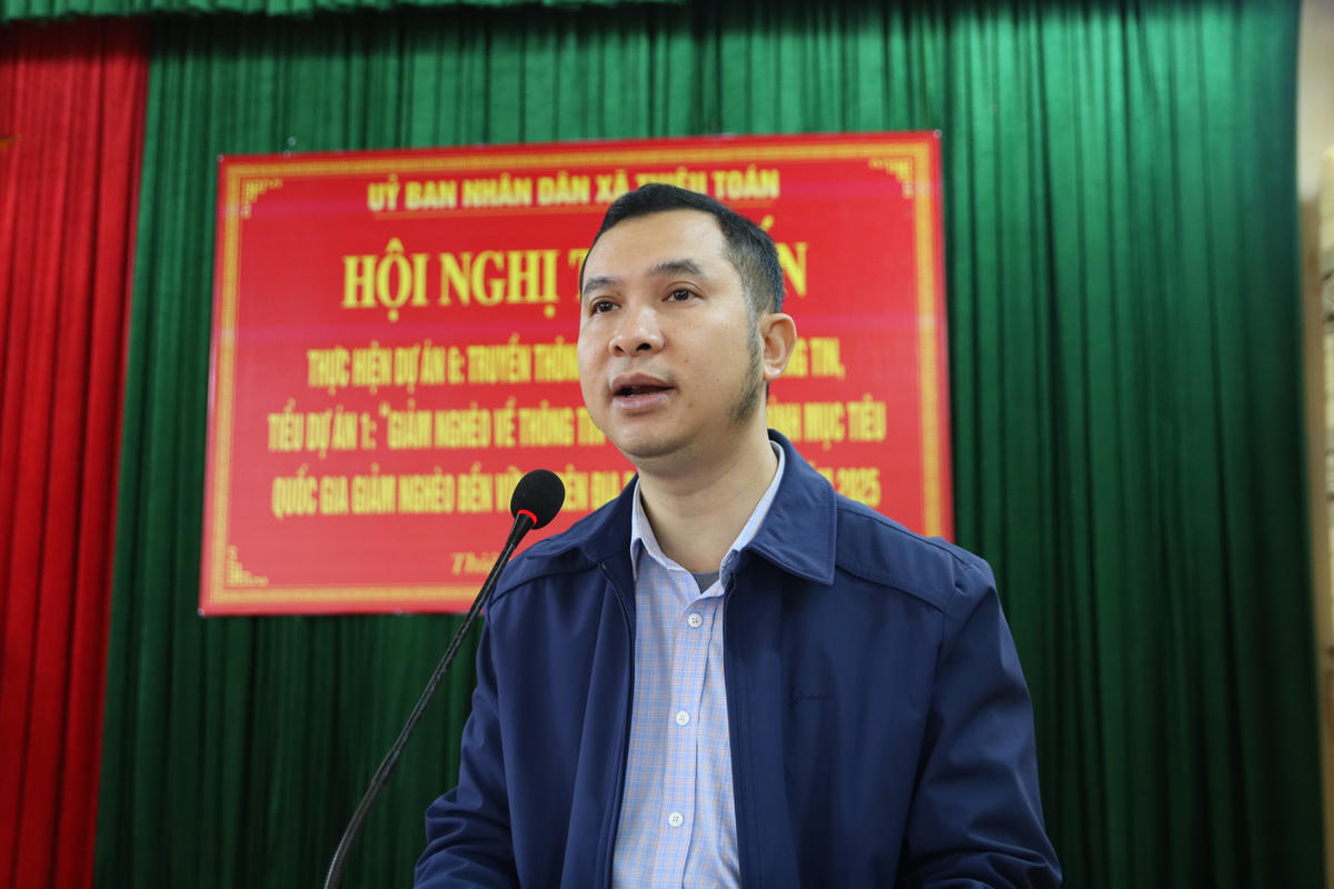 Theo ông Lê Văn Hoàng, Phó Chủ tịch UBND xã Thiệu Toán, đây là hoạt động thiết thực nhằm thực hiện mục tiêu giảm nghèo bền vững, bảo đảm người dân được tiếp cận thông tin đầy đủ, kịp thời, đặc biệt là các chính sách hỗ trợ của Nhà nước. Ảnh: thieutoan.thanhhoa.gov.vn