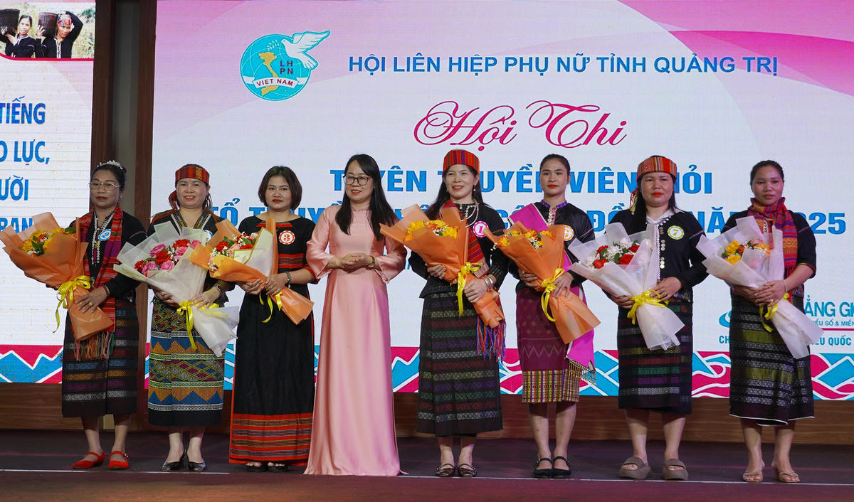 Hội LHPN tỉnh Quảng Trị tổ chức hội thi tuyên truyền viên giỏi năm 2025.  Ảnh: X.T.