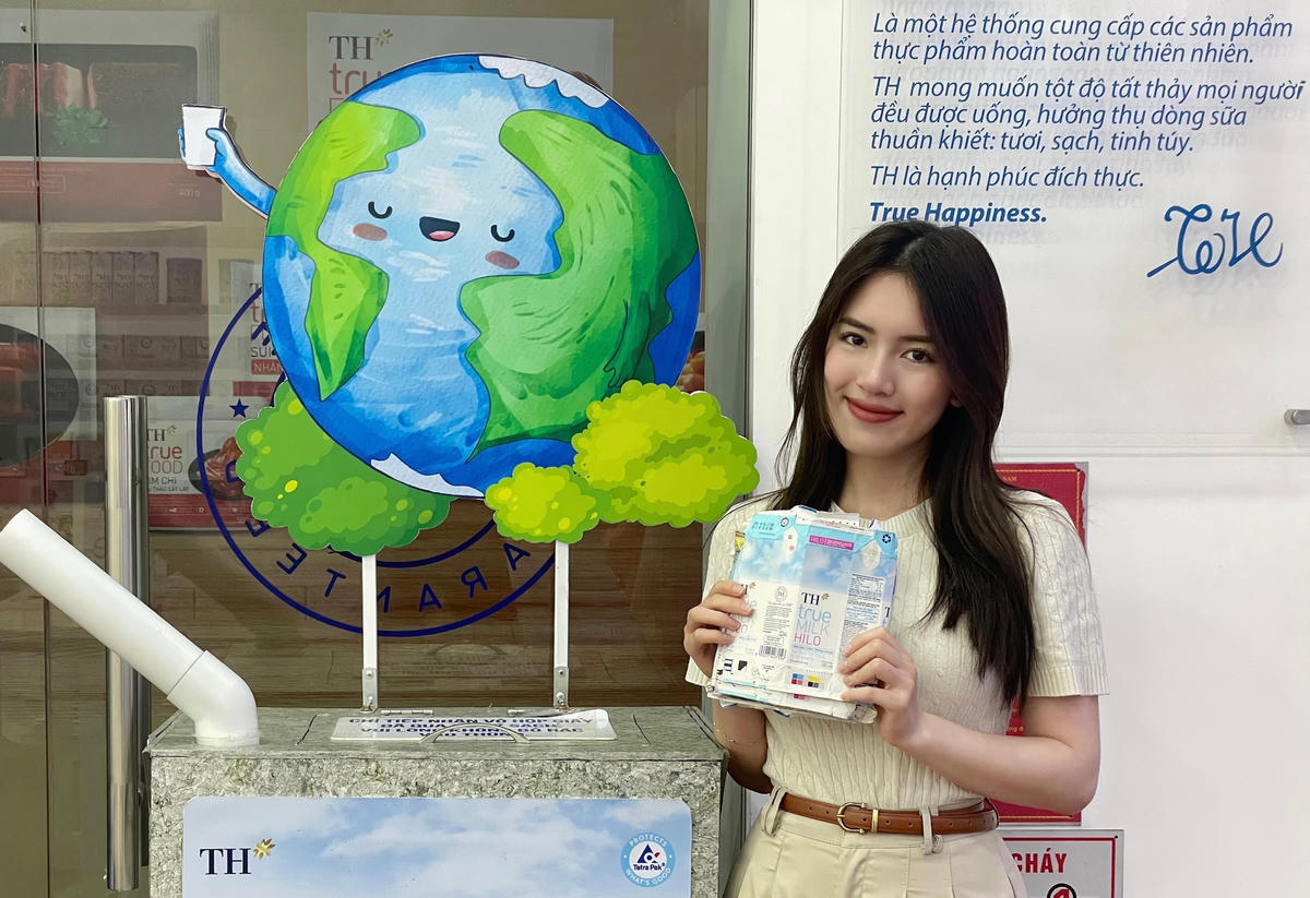 Thu gom, tái chế vỏ hộp sữa đã trở thành “nếp sống xanh” thân thuộc