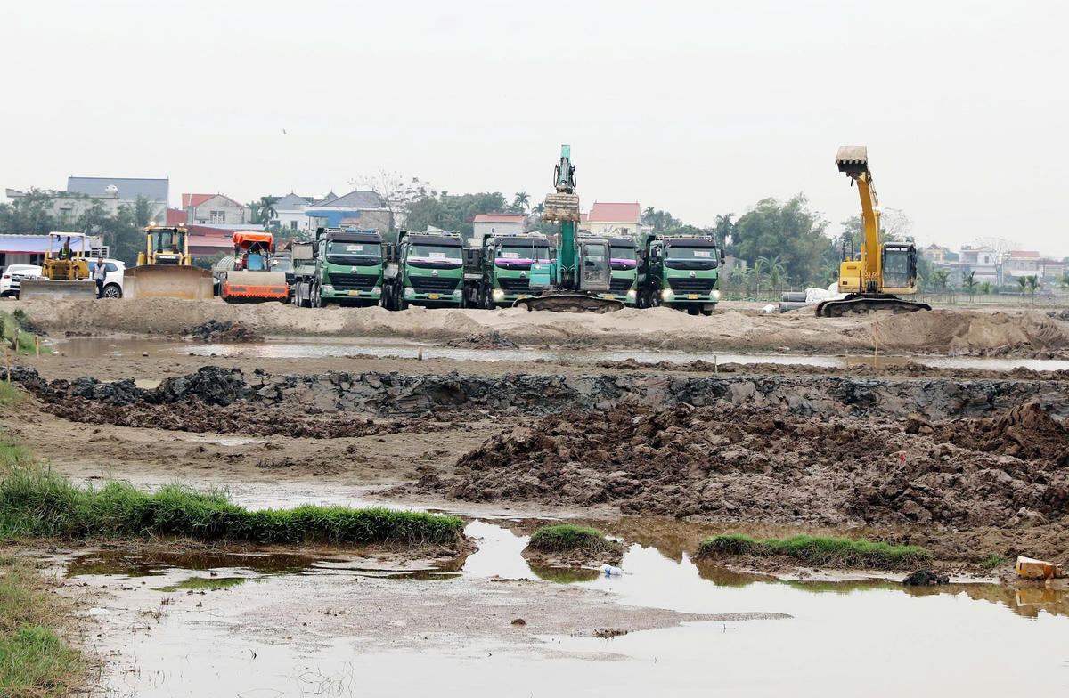 Cụm công nghiệp Hợp Hưng được xây dựng trên diện tích hơn 50 ha, thuộc địa bàn xã Hợp Hưng, tỉnh Ninh Bình. Ảnh: Duy Hưng.&nbsp;