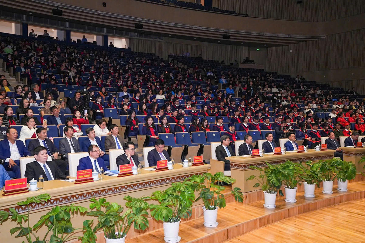 Quang cảnh buổi lễ. Ảnh: ĐT.&nbsp;