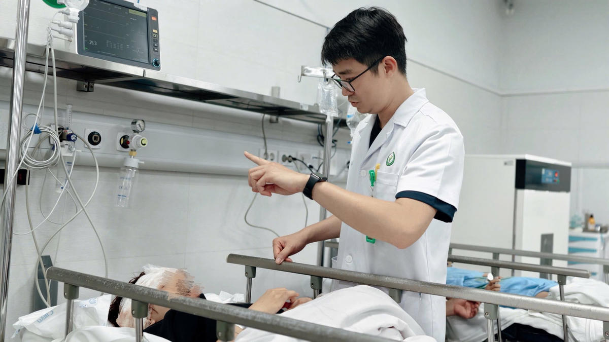 BN P.P.T (19 tuổi, Bắc Ninh): Theo dõi chấn thương sọ não, chấn thương ngực kín, chấn thương khớp vai