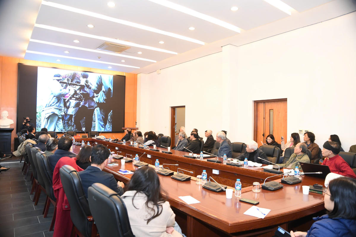 Hội thảo thu hút sự quan tâm đặc biệt của các chuyên gia văn hoá. Ảnh: Phạm Sỹ.