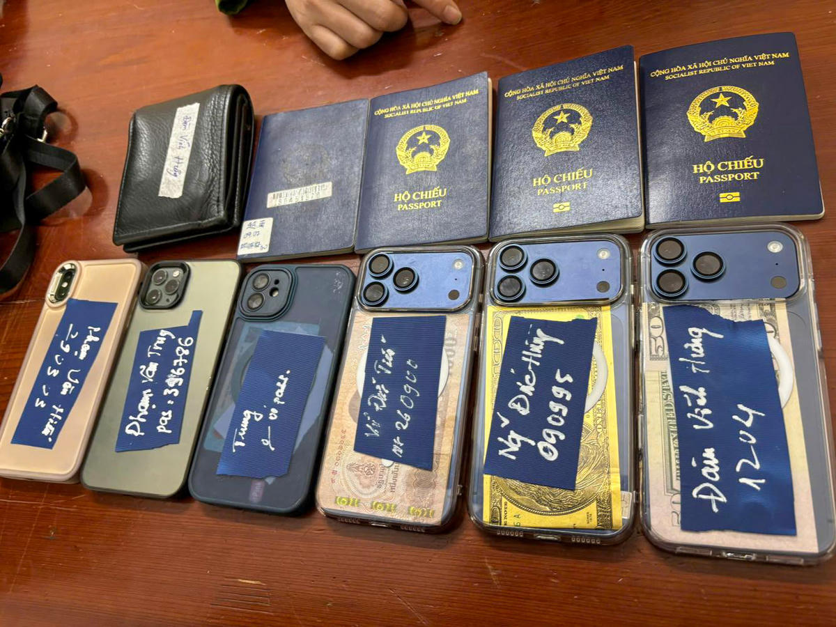 Tang vật vụ án. Ảnh: CAHT