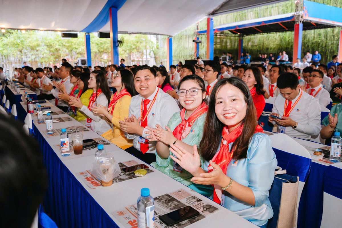 500 đại biểu là đoàn viên, thanh niên tham dự đại hội. Ảnh:TL