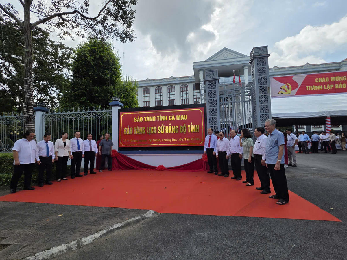 Bảo tàng lịch sử Đảng bộ tỉnh Cà Mau đặt ở số 1, đường Nguyễn Tất Thành, phường Bạc Liêu, tỉnh Cà Mau (Trụ sở Tỉnh ủy Bạc Liêu cũ).&nbsp;Ảnh: Nguyên Du