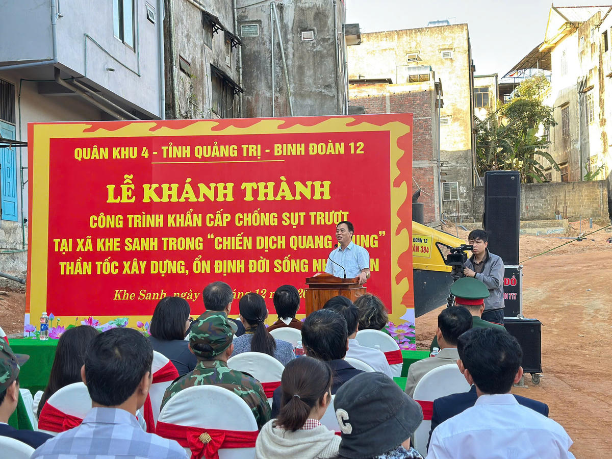 Ông Nguyễn Đăng Quang phát biểu tại buổi lễ. Ảnh: AQ.