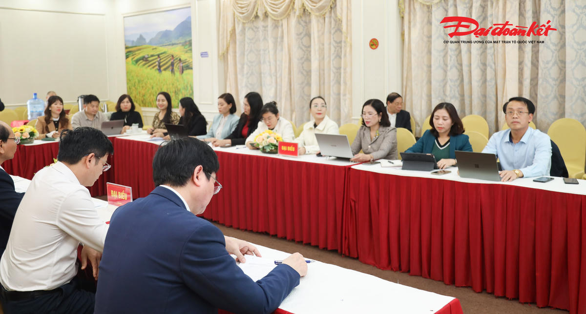 Đại diện các cơ quan tham dự hội nghị đánh giá quy chế phối hợp công tác đối ngoại nhân dân năm 2025. Ảnh: ĐB