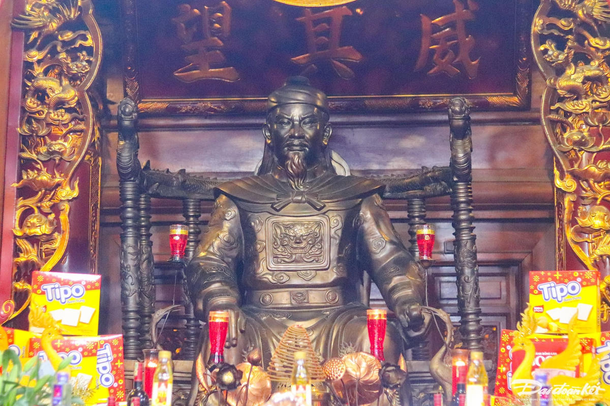 Đền Thổ Khối thờ Hưng Đạo Vương Trần Quốc Tuấn. Ảnh: Đình Minh.