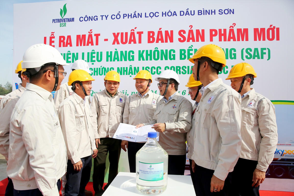 Nhiên liệu hàng không bền vững (SAF) nằm trong danh mục sản phẩm chủ lực của Petrovietnam
