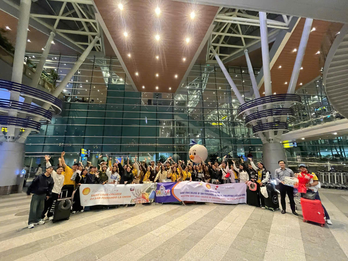 Đoàn khách MICE từ Philippines đến Đà Nẵng. Ảnh: Nguyễn Tú.