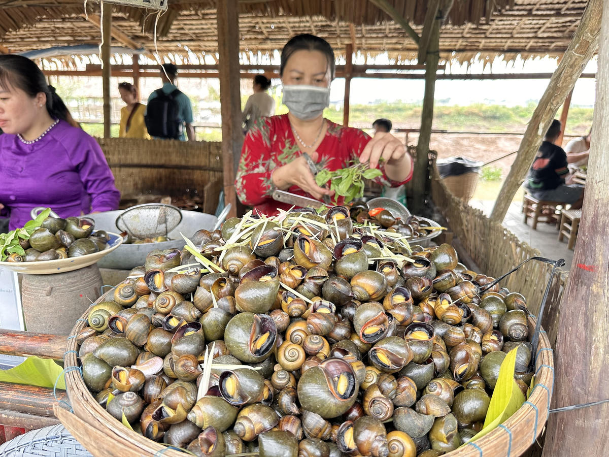 Món ốc nhồi thơm ngon. Ảnh: Trung Ngãi.&nbsp;
