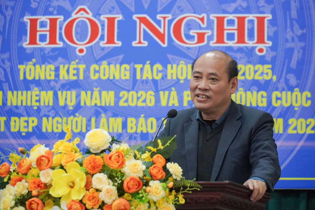 Ông Lê Văn Nam - Phó Giám đốc Sở Văn hóa, Thể thao và Du lịch tỉnh Thanh Hóa phát biểu tại hội nghị. Ảnh: Đình Minh