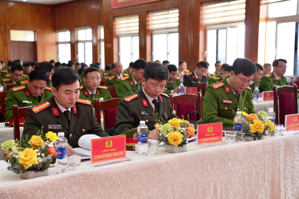 Các đại biểu tham dự hội nghị. Ảnh: Công an tỉnh Phú Thọ.