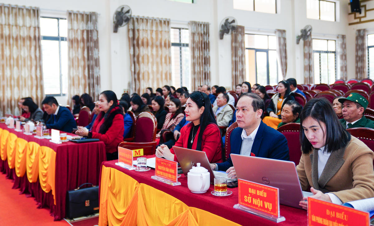 Các đại biểu tham dự hội nghị. Ảnh: Cẩm Kỳ 