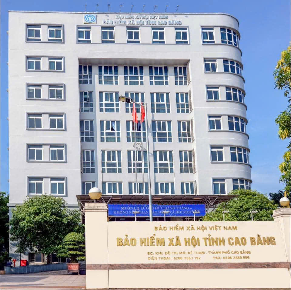 Trụ sở Bảo hiểm xã hội tỉnh Cao Bằng.