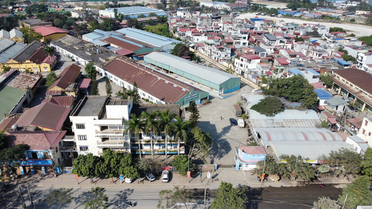 Trụ sở Canfoco tại phường Ngô Quyền, Hải Phòng đã tạm dừng hoạt động vào ngày 12/1. Ảnh: PT.&nbsp;