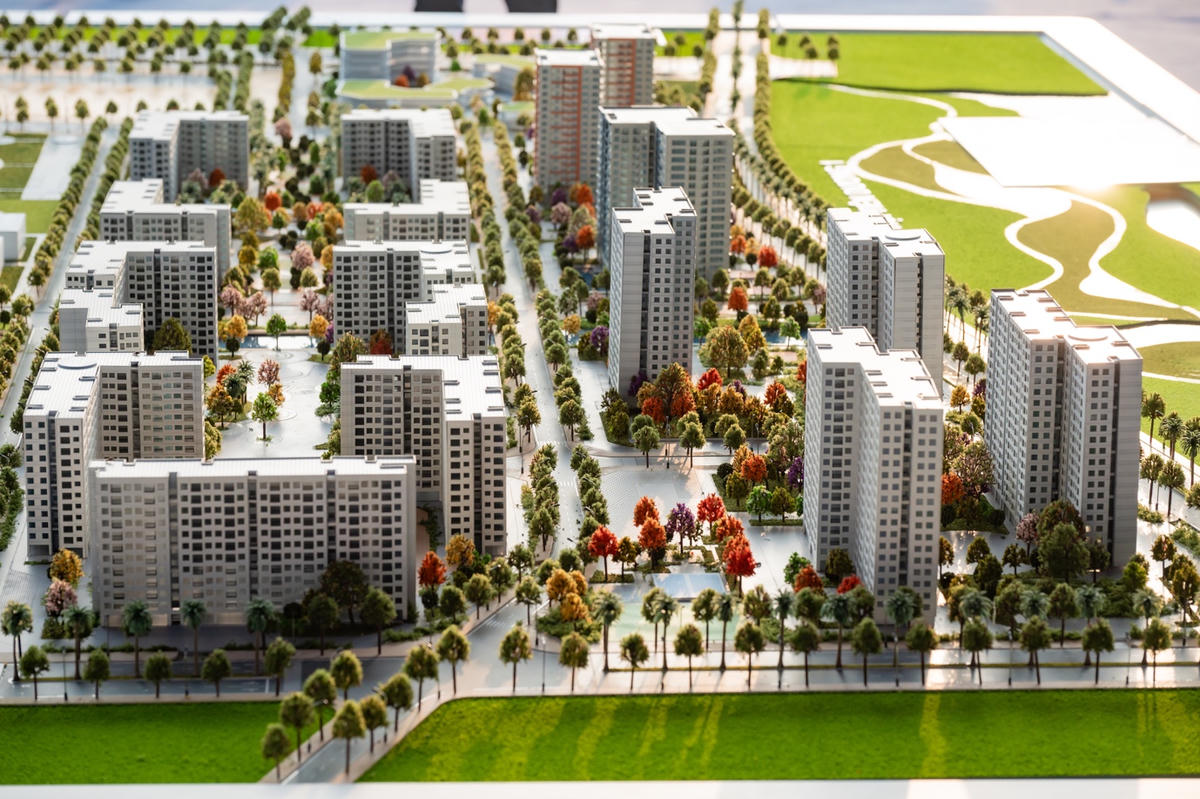 Mô hình Dự án Nhà ở xã hội Tiên Dương Park City 