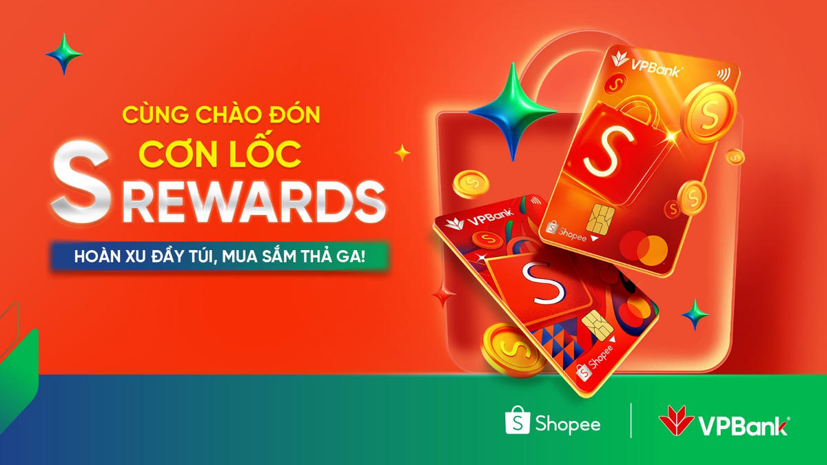 Thẻ VPBank S Rewards Mastercard thu hút người dùng trẻ nhờ ưu đãi hoàn Shopee xu lên đến 12%