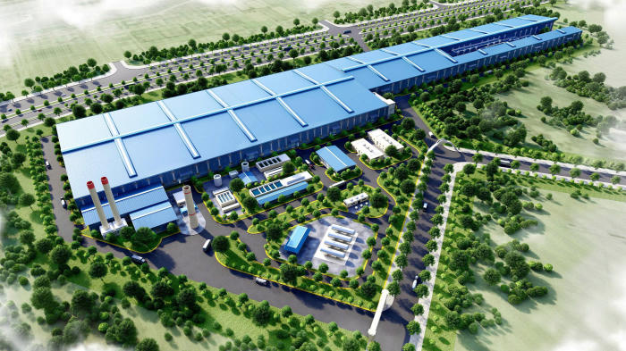 Phối cảnh KCN phía đông Khu kinh tế Dung Quất