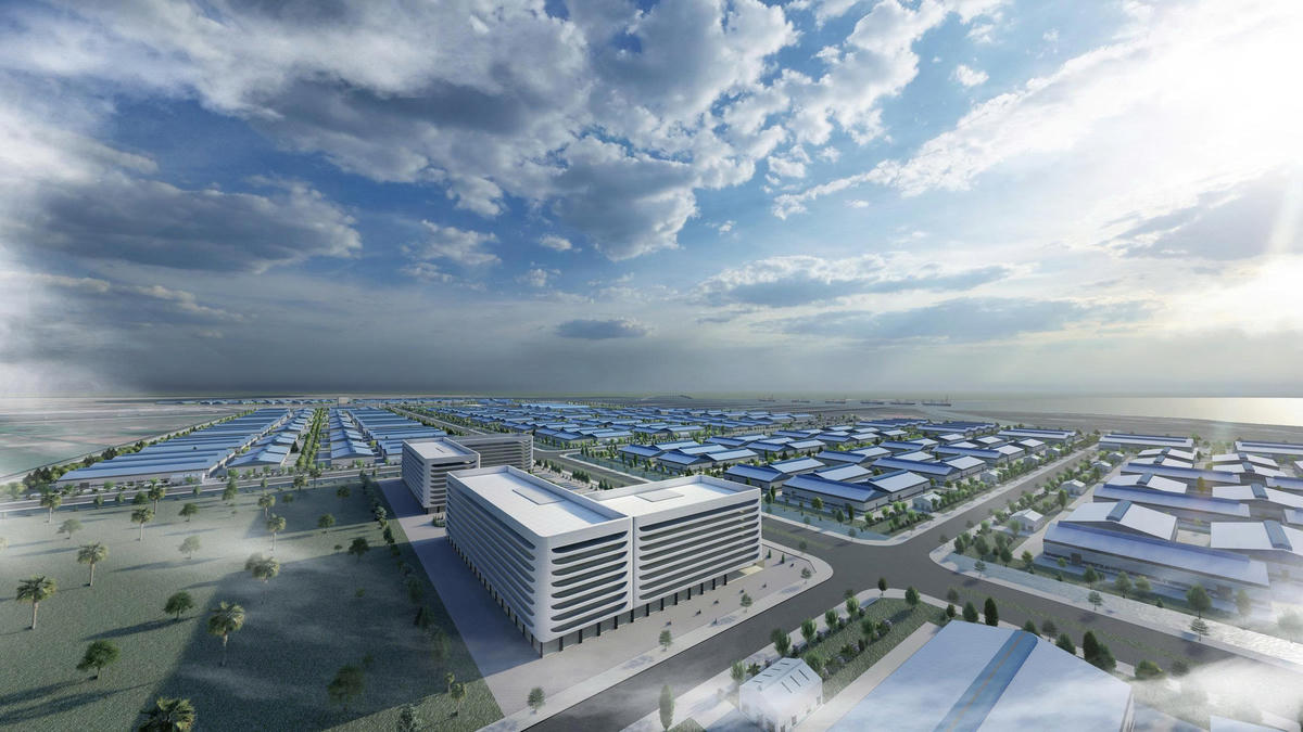 KCN Tiên Lãng 1 được kỳ vọng sẽ là nơi hình thành các trung tâm R&D, thu hút lĩnh vực vi mạch, bán dẫn, công nghệ cao... Ảnh: CĐT. 