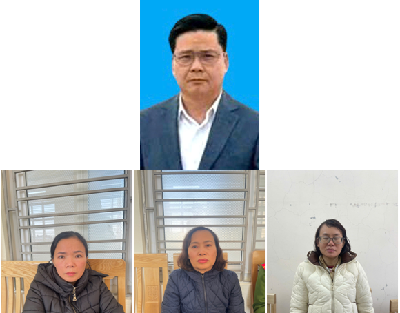 Trương Sỹ Toàn và 3 nhân viên Công ty CP Đồ hộp Hạ Long bị khởi tố. Ảnh: Công an TP Hải Phòng.&nbsp;