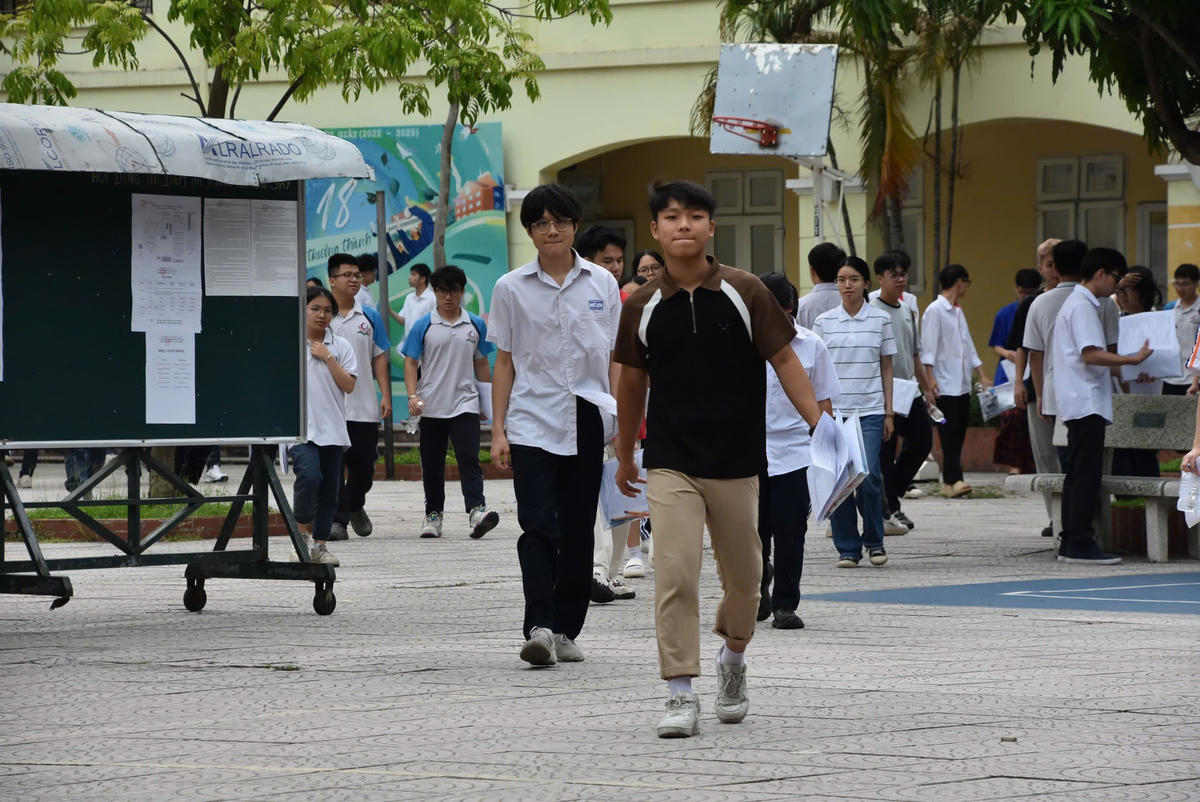 Thí sinh dự thi tốt nghiệp THPT năm 2025. Ảnh: Hoàng Chiến