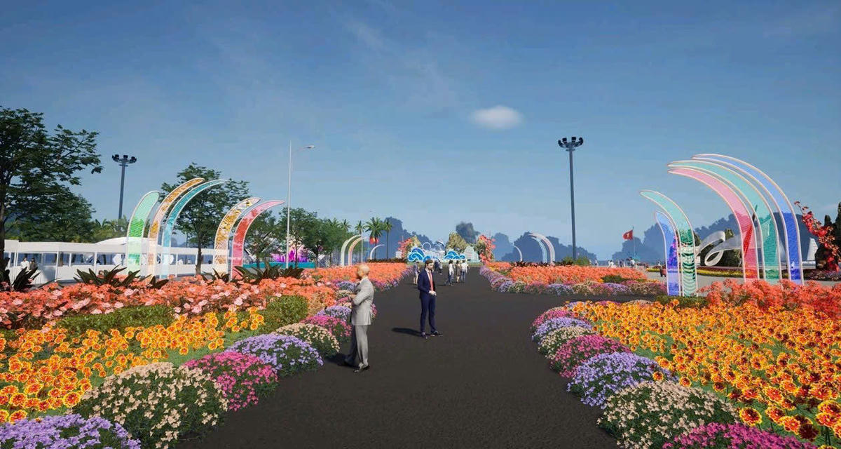 Quảng Ninh lần đầu tiên tổ chức Đại lộ hoa và công nghệ ánh sáng bên vịnh kỳ quan - Vịnh Hạ Long.