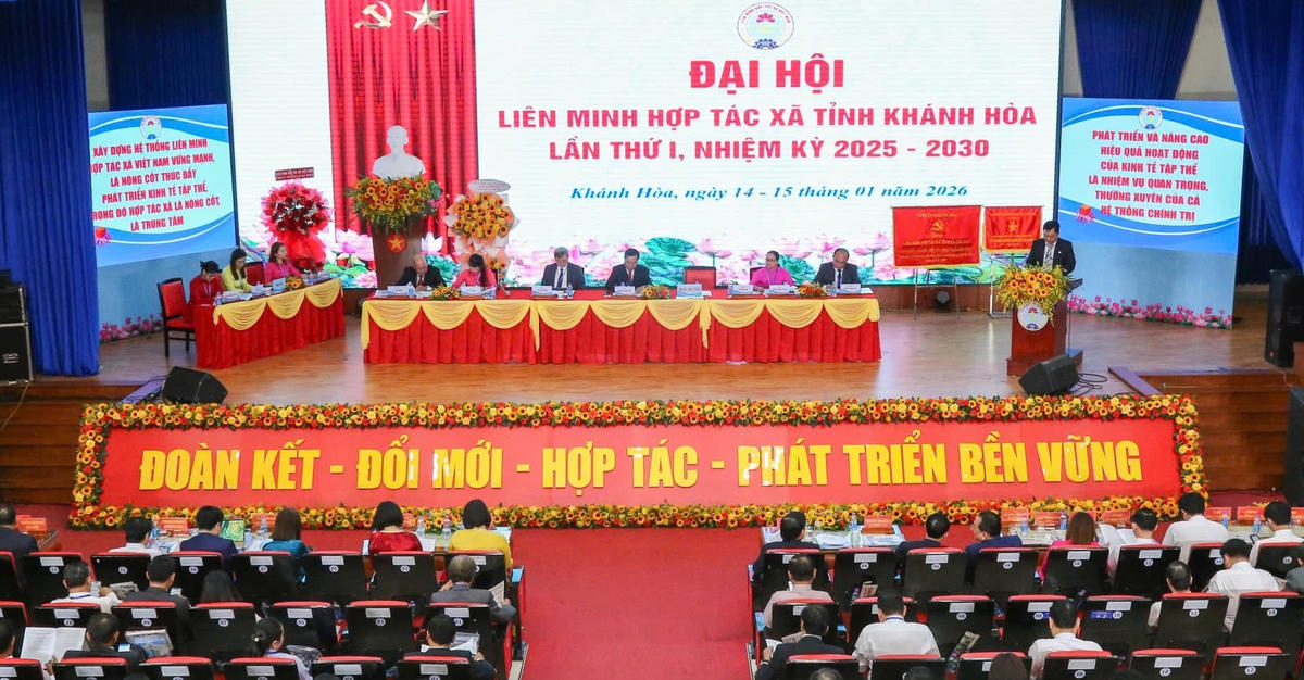 Quang cảnh đại hội. (anh X.H)