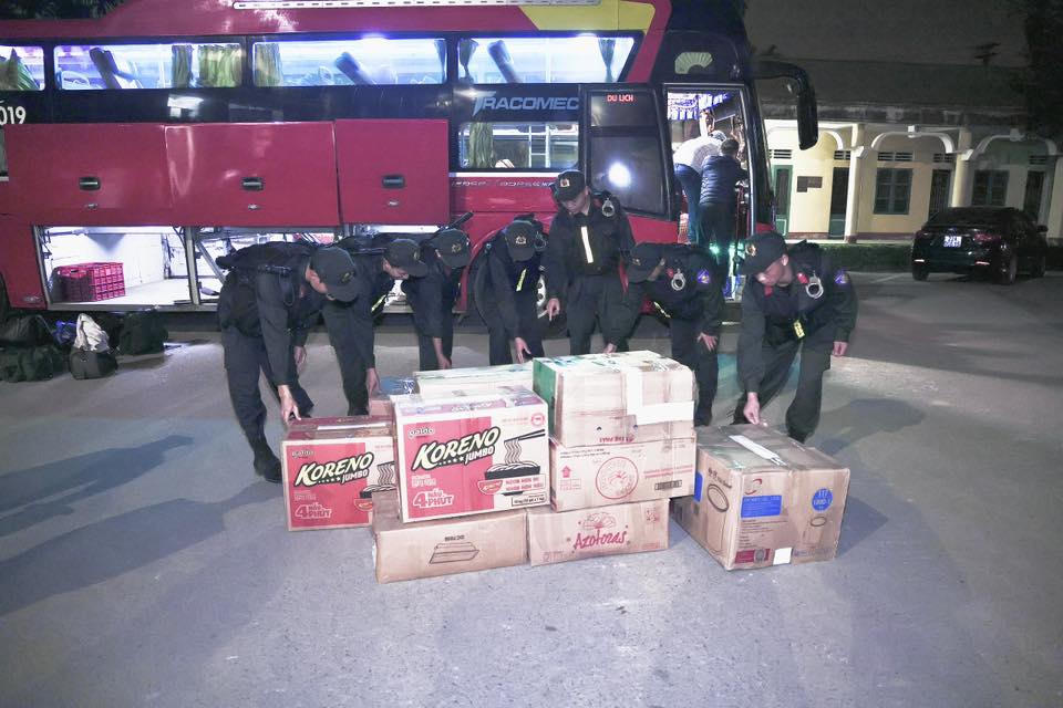 Các tang vật liên quan đến vụ án. Ảnh: Công an tỉnh Tuyên Quang.