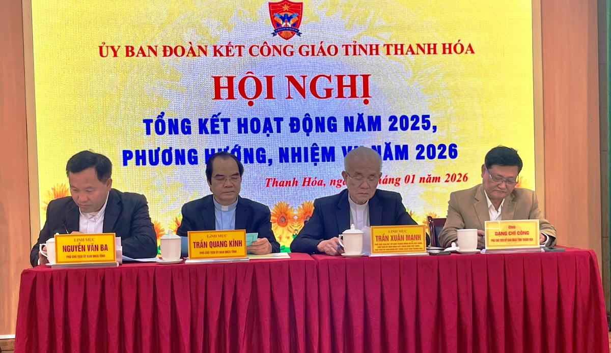 Ủy ban ĐKCG tỉnh Thanh Hóa đã có 1 năm làm việc hiệu quả, góp phần củng cố khối đại đoàn kết toàn dân tộc. Ảnh: Nguyễn Chung.