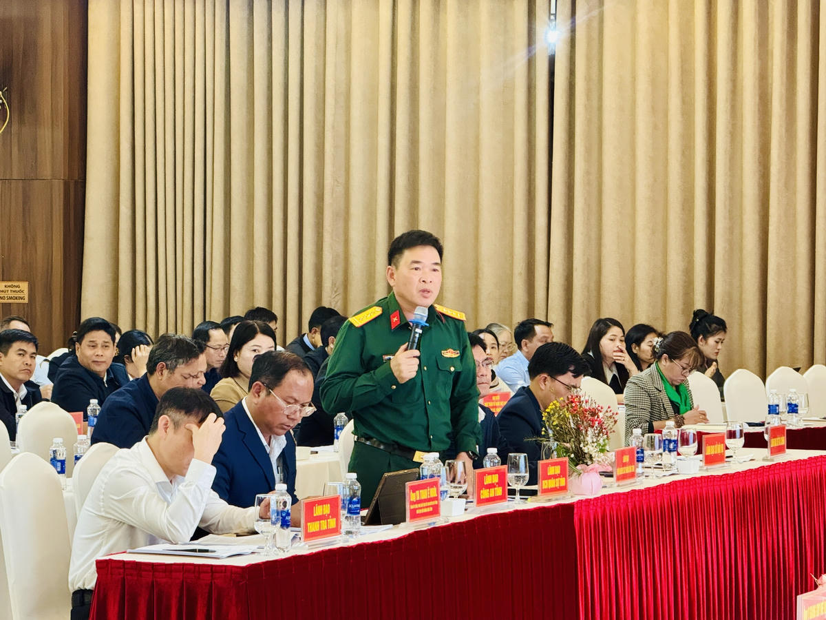 Đại biểu thảo luận tại hội nghị. Ảnh: Thanh Nga.