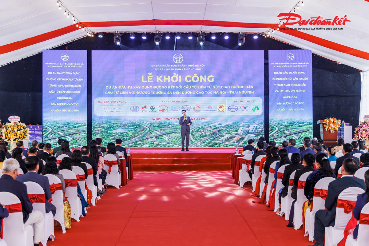 Quang cảnh Lễ khởi công. Ảnh: Quang Vinh.