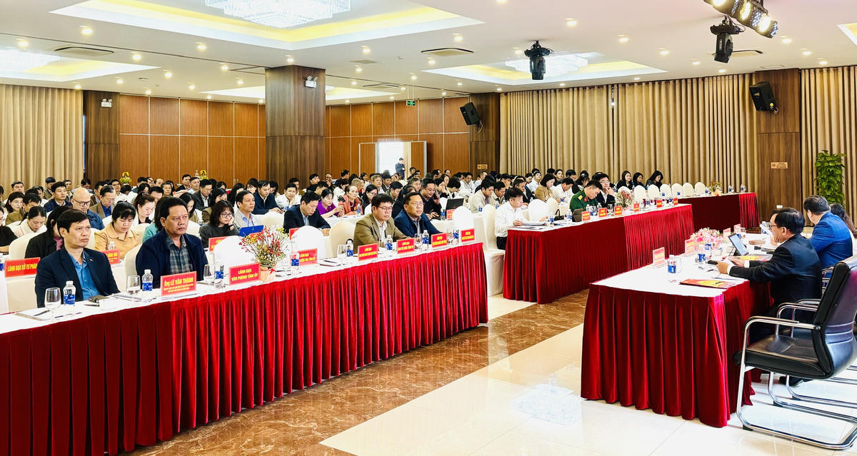 Các đại biểu dự hội nghị. Ảnh: Thanh Nga.