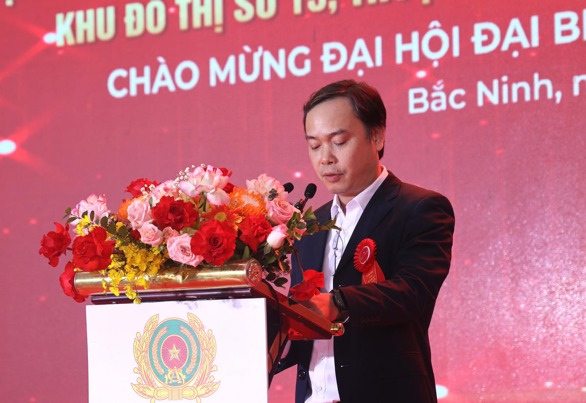 Ông Phạm Duy Hải, Tổng Giám đốc Công ty TNHH Tây Bắc Housing - đơn vị chủ đầu tư phát biểu tại buổi lễ khởi công dự án.