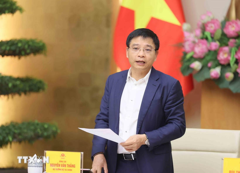 Bộ trưởng Bộ Tài chính Nguyễn Văn Thắng. (Ảnh: An Đăng/TTXVN).