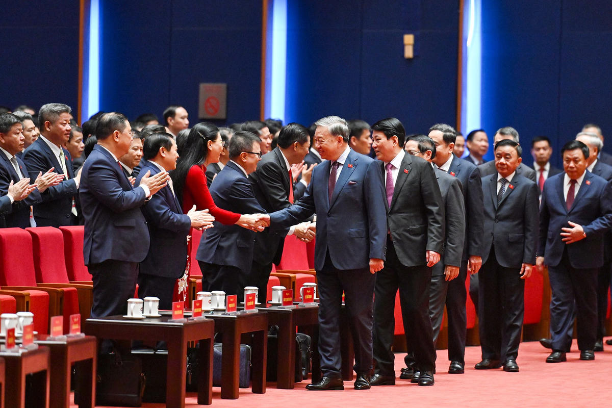 Các đồng chí lãnh đạo chủ chốt của Đảng, Nhà nước chủ trì phiên họp trù bị Đại hội XIV của Đảng.