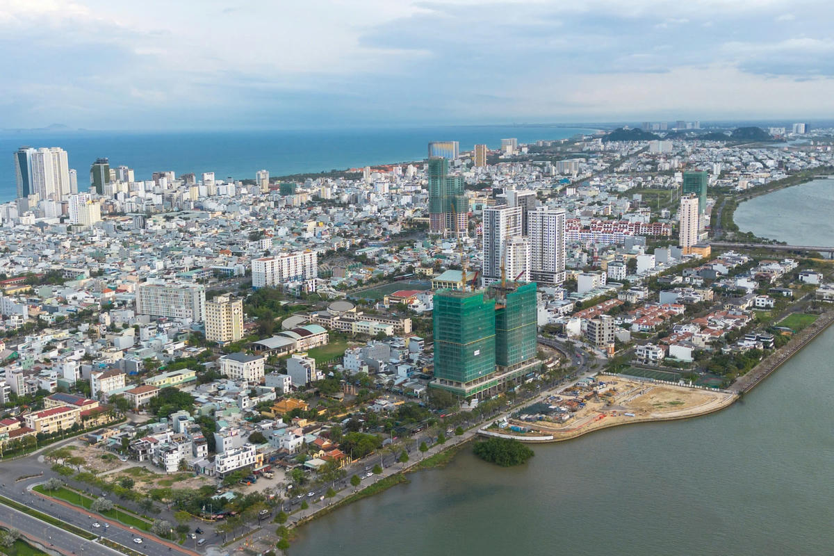 Một góc Trung tâm TP Đà Nẵng. Ảnh: CV.