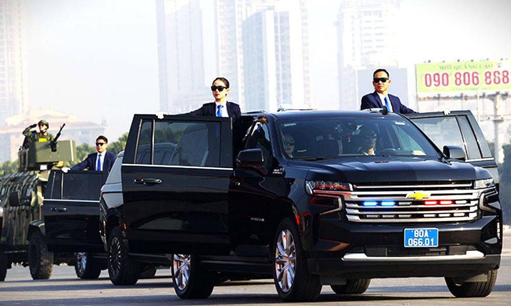 Bộ Công an và Công an TP Hà Nội tổng duyệt đội hình, phương án tác chiến bảo vệ Đại hội Đảng lần thứ XIV. ẢNH: T.P. 