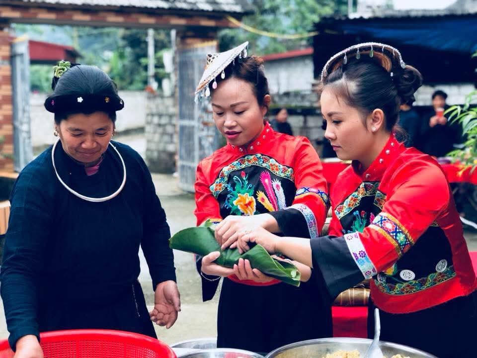 Làng du lịch cộng đồng Quỳnh Sơn gắn với bản sắc văn hóa dân tộc Tày. Ảnh: Nghĩa Hiệp