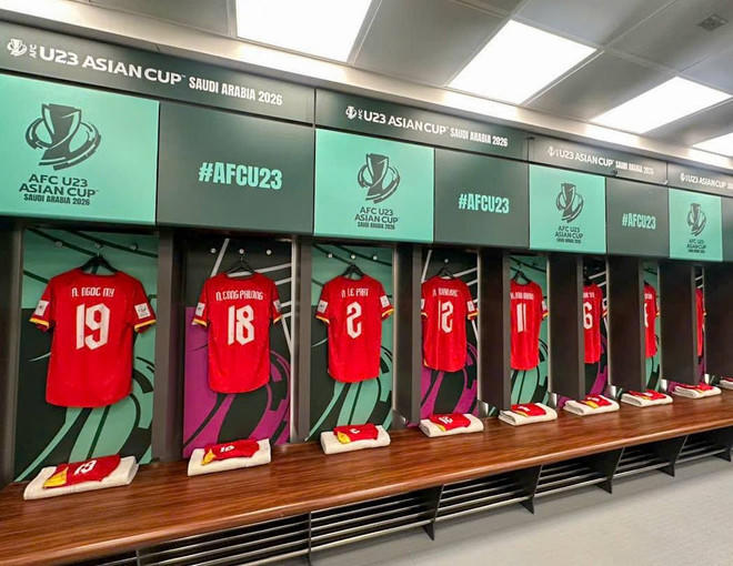 U23 Việt Nam sẽ ra sân với trang phục màu đỏ. (Nguồn: VFF).