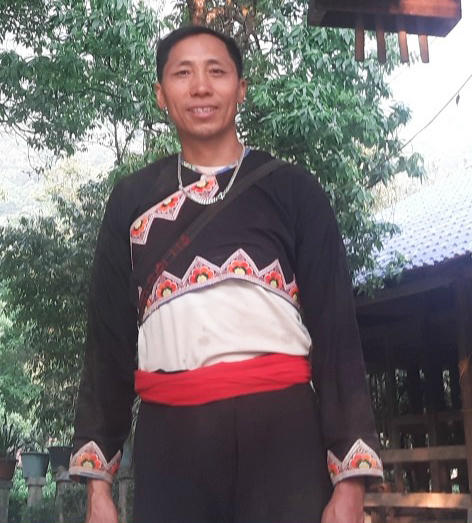 Ông Vàng A Chỉnh -&nbsp;Trưởng bản Sin Suối Hồ.