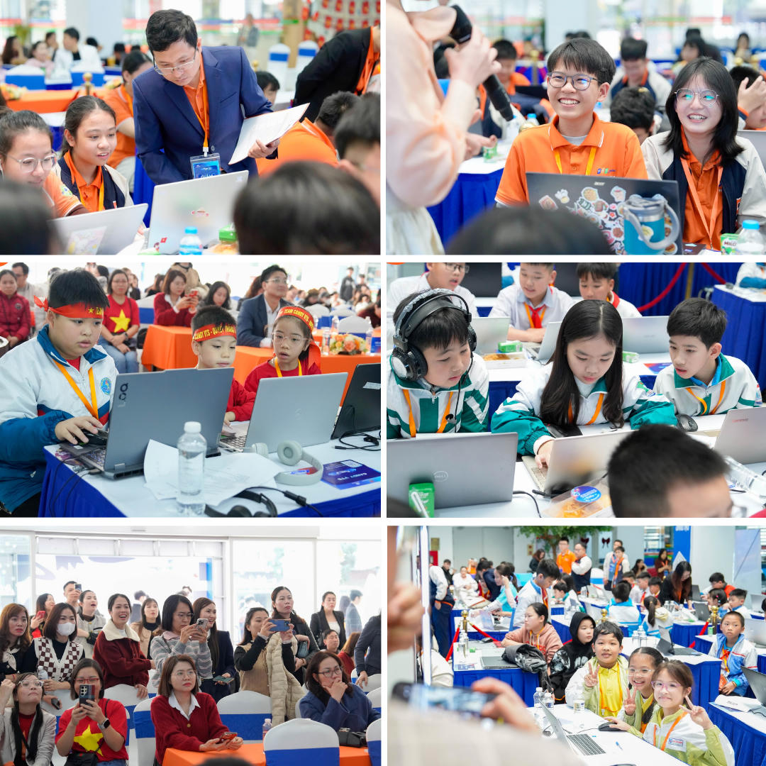 Qua cuộc thi, học sinh được rèn luyện khả năng phân tích vấn đề, chia nhỏ nhiệm vụ và xử lý tình huống trong thời gian thực tế