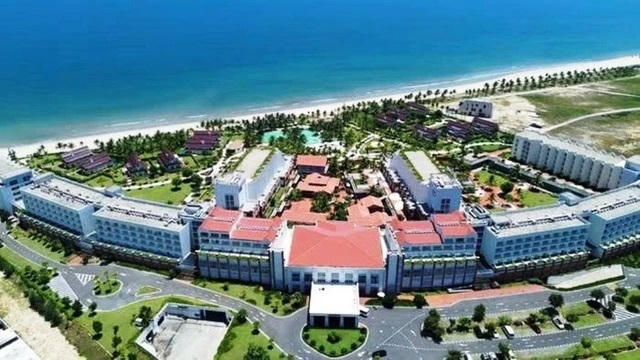 Một góc Khu du lịch thể thao sinh thái biển The Pearl Hội An do Công ty CP Tri Việt Hội An làm chủ đầu tư. Ảnh: C.T.