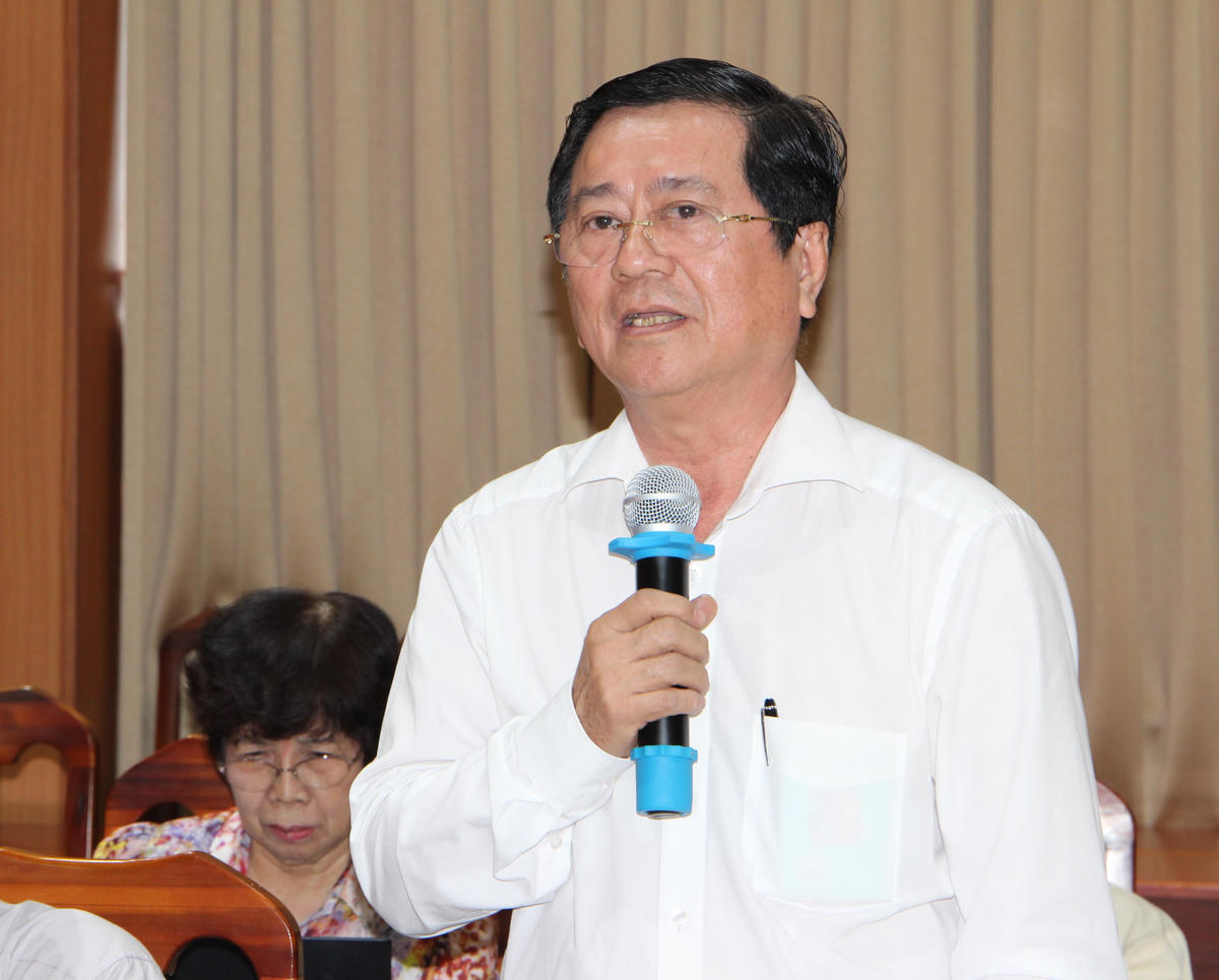 Luật sư Nguyễn Văn Hậu – Uỷ viên Ủy ban Trung ương Mặt trận Tổ quốc Việt Nam, Ủy viên Thường vụ Liên đoàn Luật sư Việt Nam. Ảnh: Q.Đ.