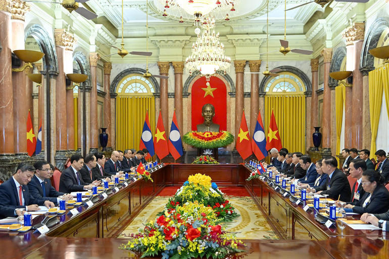 Toàn cảnh hội kiến. Ảnh: Thủy Nguyên.