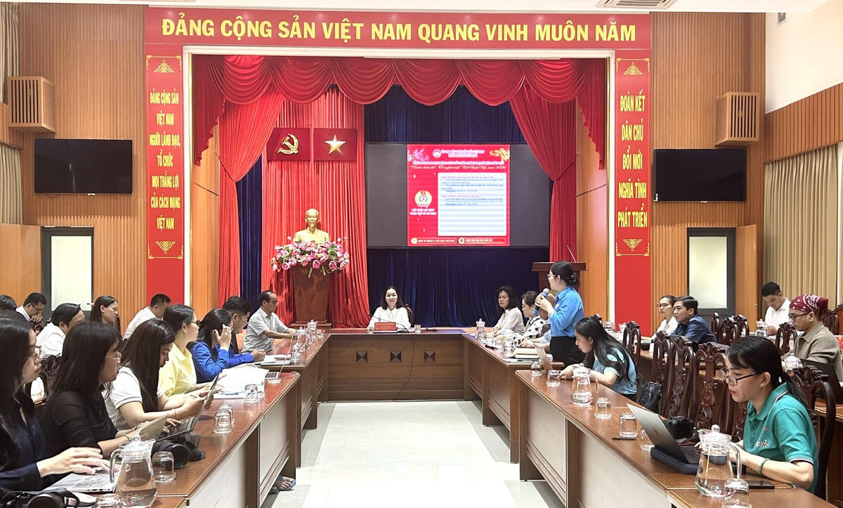Quang cảnh buổi thông tin về các chương trình Tết cho nhân dân TP Hồ Chí Minh. Ảnh: Q.Đ.