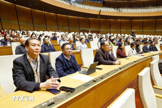 Đại biểu dự hội nghị. (Ảnh: Doãn Tấn/TTXVN)